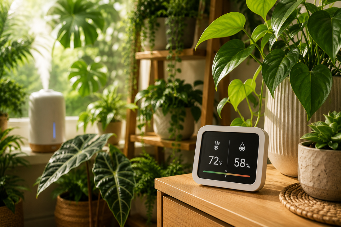 Tropical Paradise: Managing Indoor Climate with Digital Humidity Sensors 🌡️