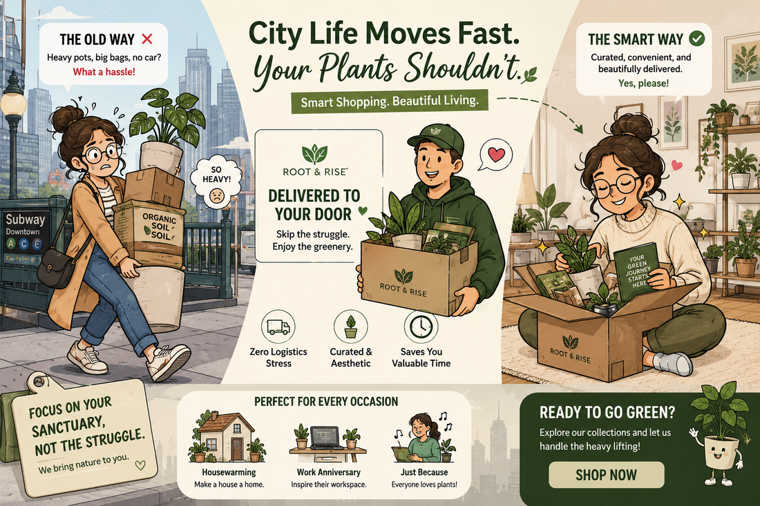 Skip the Heavy Lifting: Why Doorstep Delivery is a Game Changer for Urban Gardeners 📦🚚