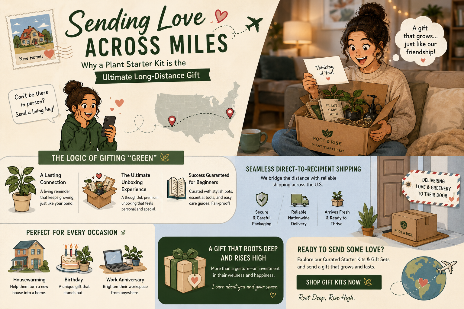 Sending Love Across Miles: Why a Plant Starter Kit is the Ultimate Long-Distance Gift 🎁✈️