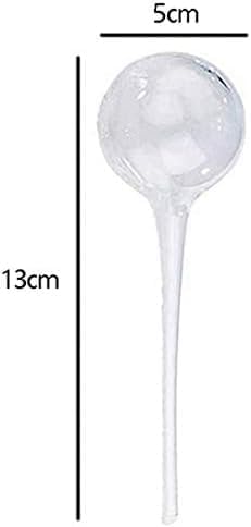 4 Pcs Clear Plant Watering Globes,Plastic Self-Watering Bulbs,Flower Automatic Watering Device,Garden Waterer for Plant Indoor Outdoor Stakes, Vacation Plant Care, Water Conservation Device