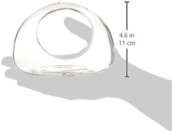 WGV Wall Hanging Planter Terrarium, Diameter 6", Clear Mounted DIY Succulents Air Glass Floral Container Vase, Tea Light Votive Candle Holder for Decoration 1 Piece