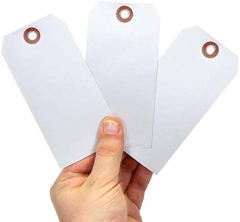 SmartSign Debossable Dead-Soft Aluminum Indentable Blank Write-On Marking Tags | 2.375" x 4.875", Pack of 100