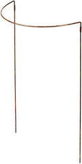 Gardener's Supply Company Jardin Half Round Metal Garden Plant Stakes | Sturdy Powder Coated Metal Outdoor Garden Plant Support Ring Border for Tomatoes, Flowers & Other Plants | 18" x 35" - Set of 2