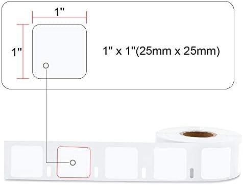 Suminey QR Code Labels Compatible Dymo 30332 (1" x 1") Square Multipurpose Labels, Compatible with Dymo Labelwriter 450, 450 Turbo, 4XL, Munbyn & Zebra Desktop Printers 2 Rolls/1500 Lables