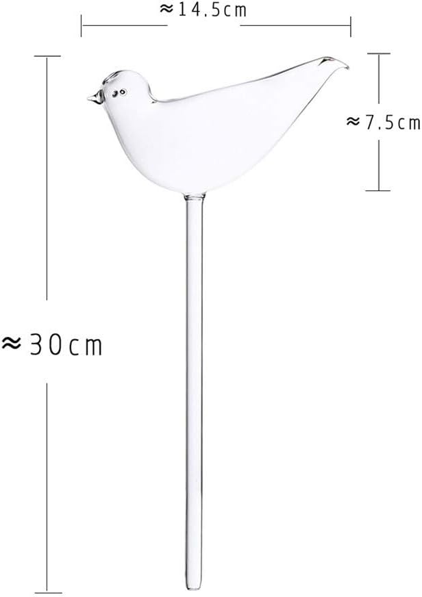 Ochine Plant Waterer Self Watering Globes Self Water Bulbs Devices Automatic Plant Watering Tool Decorative Hand Blown Clear Glass Plant Watering System for Indoor Outdoor Plant