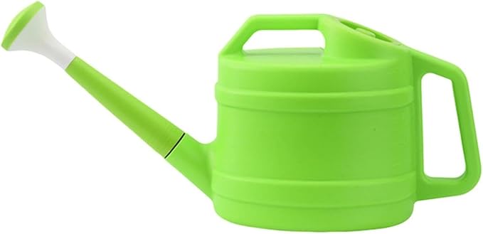 1 Gallon Watering Can for Plants, Garden Water Can with Detachable Long Spout, Easy-Pour Plastic Watering Can for Indoor Outdoor Use in Patio Lawn (Green)