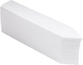 Quluxe 100 Pcs 6 Inch Seed Plant Tags Markers White Garden Labels for Seedlings Garden Plant Name Tags
