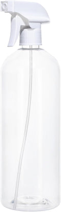 driew Plant Mister Spray Bottle, Plant Mister Water Spray Bottle for Plants Misting Bottle Water Fine Mist, Cleaning Solutions, Gardening, Indoor, Outdoor (Transparent White - 1L)