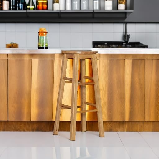 Linon 29-Inch Barstool With Round Seat