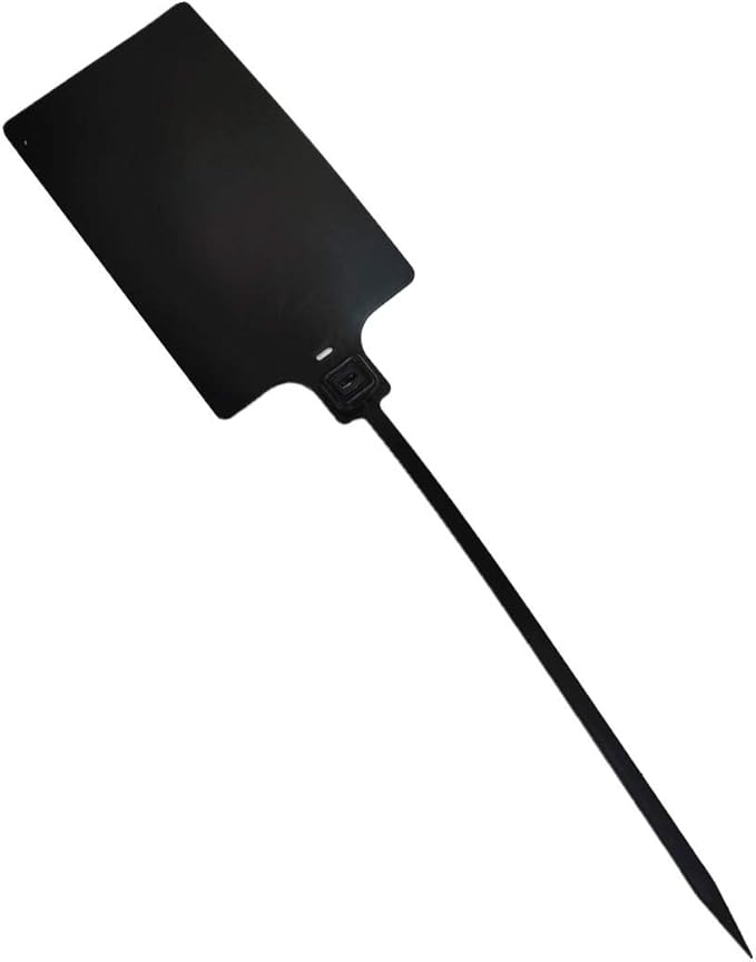 Plastic Seals Shipping Tags Logistics Use Big Sign Tie Large Label Tie, 255mm Total Length, Package of 100pcs (Black)