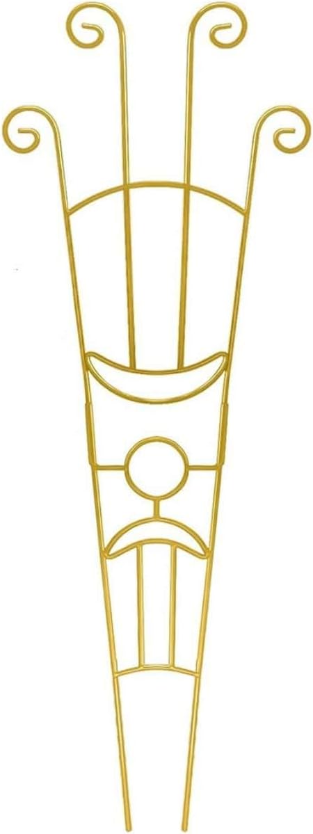 2 Pack Plant Climbing Support, 33 Inch Rustproof Small Heavy Duty Trellis for Climbing Plants Outdoor,Metal Stackable Sturdy Pothos Trellis for Ivy Monstera Flower Vine Hoya Houseplant Rose