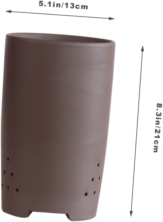 GALPADA Flower Pots for Indoor Plants Purple Sand Planters Drainage Safe Long-Lasting Use