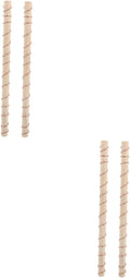 BESPORTBLE 4pcs Copper Wire Garden Antenna Stakes for Plant Support Copper Wire Coils with Winding Tool for Gardening for and Vines