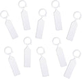 MHY 400 Pcs Thick Plastic Plant Labels - Garden Waterproof Plant Tree Tags - 4.3 inch Color Hanging Plant Markers for Plants, Potted Plants, Nurseries, Trees，Gardening（White）