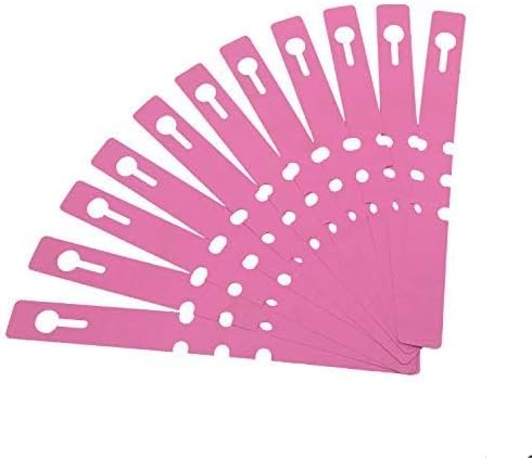 Plastic Tree Tags Garden Plant Labels, 500 PCS 5 Colors Wrap Around Nursery Tags