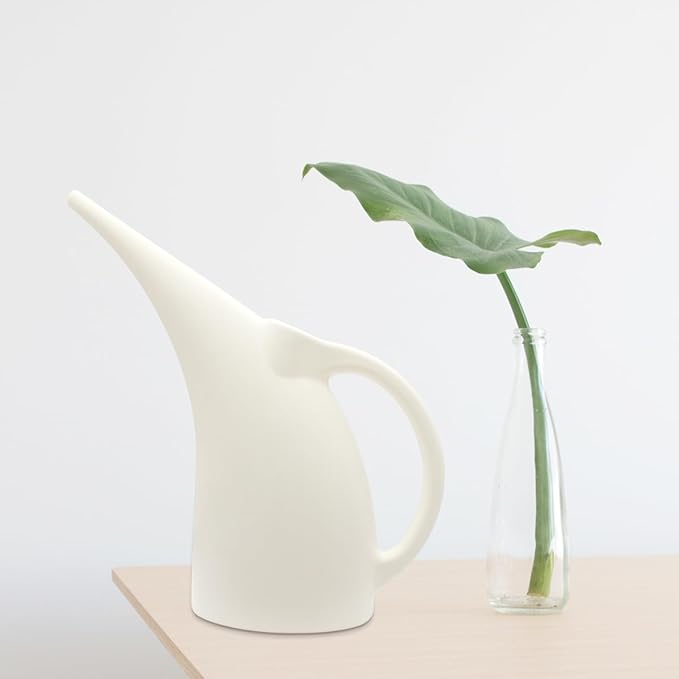 Watering Can - 1/2 Gallon - for Indoor and Outdoor Plant Garden - White