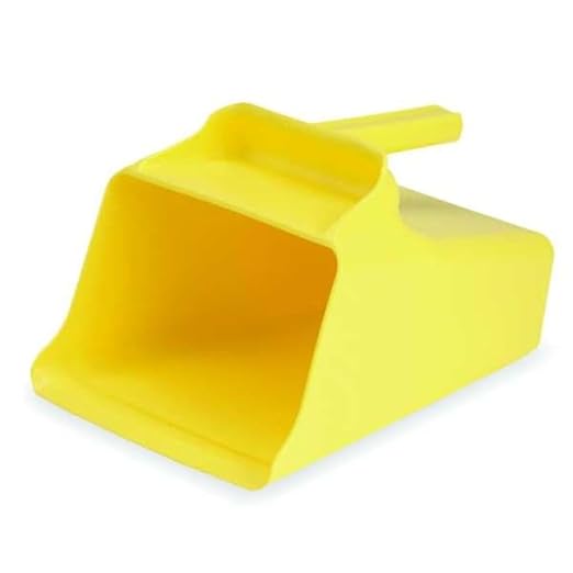 Remco 65506 Scoop,128 oz.,PP,Yellow