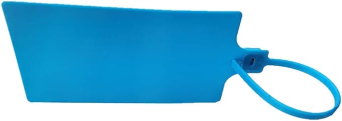 Plastic Seals Shipping Tags Logistics Use Big Sign Tie Large Label Tie, 255 mm Total Length, Package of 100 pcs (Blue)
