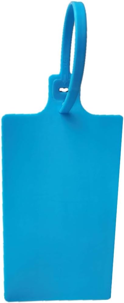 Plastic Seals Shipping Tags Logistics Use Big Sign Tie Large Label Tie, 255 mm Total Length, Package of 100 pcs (Blue)