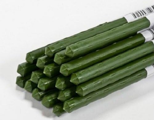 Panacea 84185 2 ft / 24" Green Coated Metal Plant Sturdy Stakes - Quantity 300300