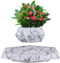 Floating Plant Pot,Planting Flower pots,Levitating Plant Pot,Magnetic levitation,Floating Plant,Hanging Flower pots,Suspendded Flowerpot,Hanging planters (Imitation Marble Pattern)