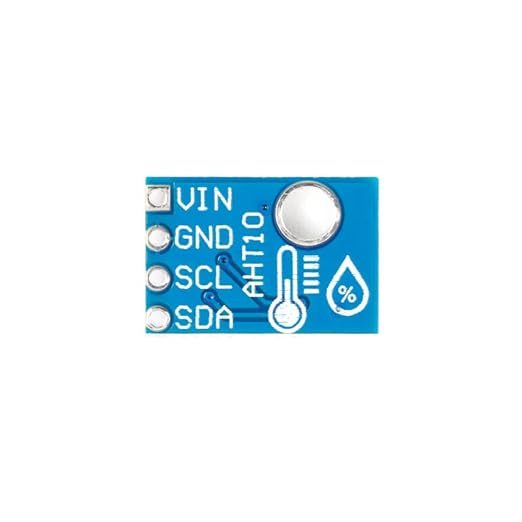 12Pcs AHT10 Digital Sensor Module Temperature and Humidity Sensor High Precision Digital Temperature and Humidity Sensor Measurement Module I2C Communication Replace DHT11 SHT20 AM2302