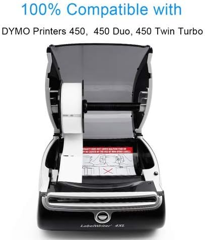 Suminey - Compatible Dymo 30332 Multipurpose 1" x 1" Square Thermal Labels,Compatible with Dymo 450, 450 Turbo, 4XL,Munbyn & Zebra Desktop Printers, 10 Rolls/7500 Labels