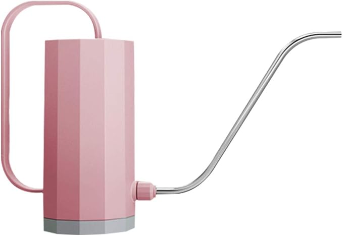 Hemoton 1200ml Long Spout Watering Can for Indoor Plants & Succulents – Modern Plastic Watering Pot with Ergonomic Handle, Cute Garden Water Bottle for Houseplant Care & Seedling Irrigation