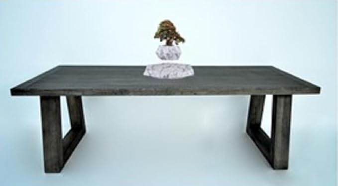 Magnetic Floating Flower Pot Rotate 360° Levitate ABS Planter for Modern Decor Tree Bonsai Home Garden Office Room Hallway 3 Color w 3.5 in (Whites)
