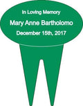 Comfort House Personalized Tree Tag - Custom Tree and Plant Identification Marker Stakes Into Ground - Name, Memorial, Care Instructions # J0039