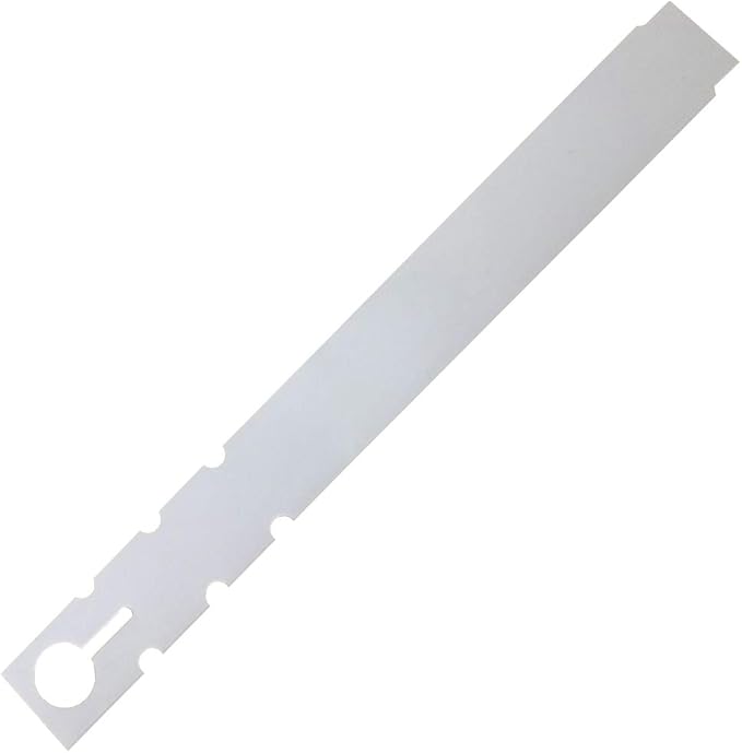 9" x 1" White - 1,000 Pcs - Plastic Plant Tags and Labels - Wrap Around Thermal Plastic - Nursery Garden Tree Labels | Made in The USA |