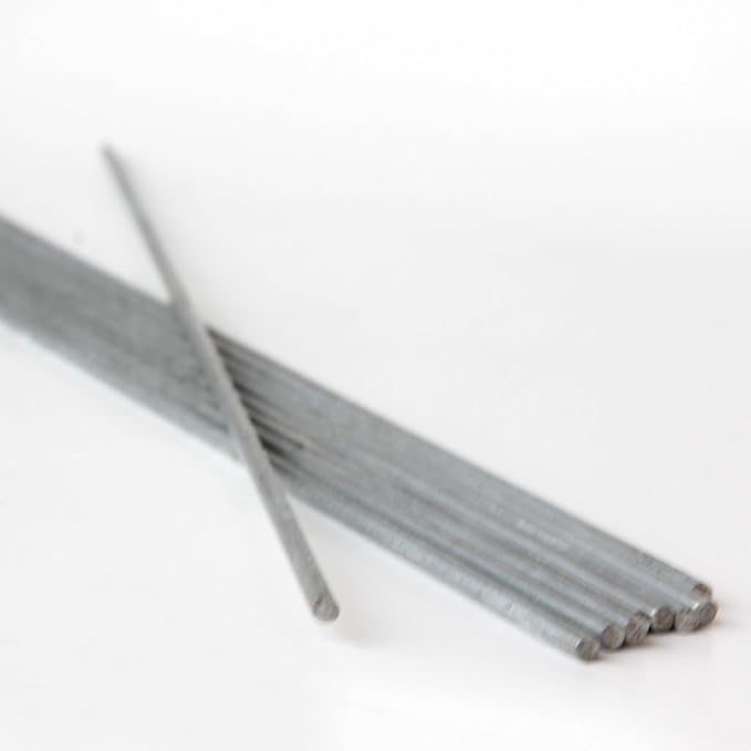 12 inch Galvanized Metal Plant Stakes for Indoor Plants and Outdoor Plants (10 Pcs)