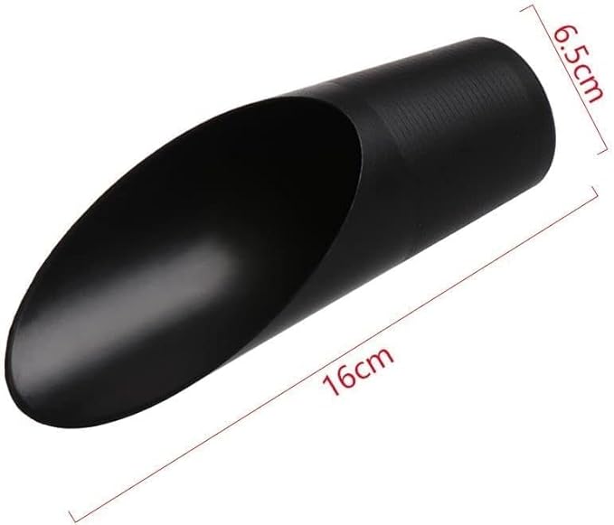 Black Bonsai Soil Scoops- Potting Scoopers Bucket Shovel- Potting Scoopers Bucket Soil Scoop ShovelPlastic Garden Soil Scoops -Bonsai, Potting, Cultivation, Weeding,Planting