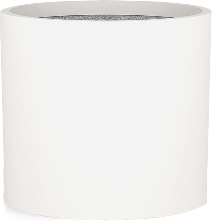 Fox & Fern Plant Pot, Large Plant Pots for Indoor & Outdoor, UV & Frost Resistant Plant Vase with Drainage Plug, Fiberstone, Large Indoor Pots for Plants & Flowers, House Indoor Plant Pot, Single Pot