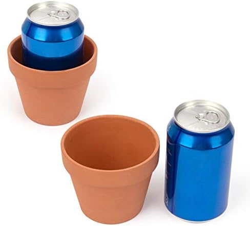 [26 Pack] 4" Planter Nursery Pots Terracotta Pot Clay Ceramic Pottery Cactus Pot Flower Succulent Garden Pots