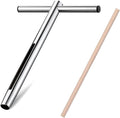 Sukiise Soil Sample Probe 12 Inch with T Handle, Soil Sampler Tool, Soil Test Kit, Soil Probe for Soil Sampling Plant Care Lawn Garden Farm
