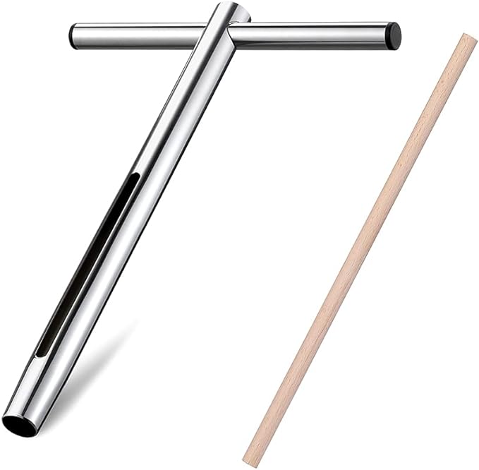 Sukiise Soil Sample Probe 12 Inch with T Handle, Soil Sampler Tool, Soil Test Kit, Soil Probe for Soil Sampling Plant Care Lawn Garden Farm