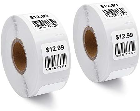 Suminey QR Code Labels Compatible Dymo 30332 (1" x 1") Square Multipurpose Labels, Compatible with Dymo Labelwriter 450, 450 Turbo, 4XL, Munbyn & Zebra Desktop Printers 2 Rolls/1500 Lables