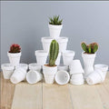 FCFKUK 24pcs Small Mini Clay Pots, 2.5'' Terracotta Pot Clay Ceramic Pottery Planter, Cactus Flower Terra Cotta Pots, Succulents Nursery Pots, with Drainage Hole, for Indoor/Outdoor