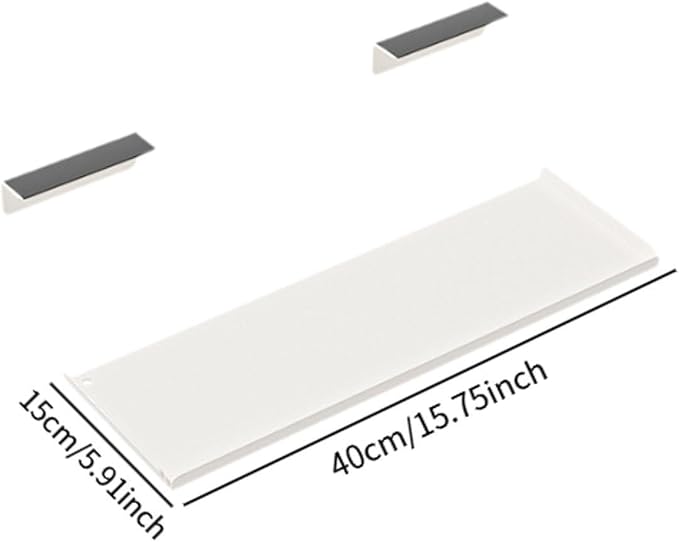 Window Sill Plant Shelf Countertop Extension Waterproof Sturdy Kitchen Window Shelf Storage Rack for Office Workbench, 15cmx40cm