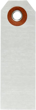 SmartSign (Pack of 100) 3.125 x 1 inch Write-on Indentable Blank Two-Sided Marking Tags, Dead-Soft Aluminum, Silver
