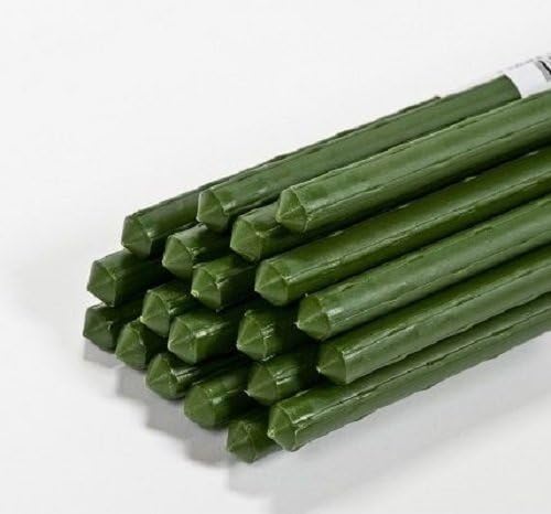 Panacea 89786 3 ft / 36" Green Coated Metal Plant Sturdy Stakes - Quantity 70