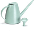 Rocky Mountain Goods Watering Can for Indoor Plants - Green 1.8L (1/2 Gallon) Small Watering Can with Long Spout - Shower Nozzle Adjustable Water Flow - Lightweight, Durable for Houseplants, Garden