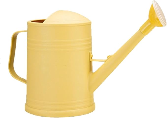Watering Can for Plants,Garden Flower Watering Can with Long Spout and Adjustable Shower Head for Indoor Outdoor Plants,Durable Garden Supplies, Sprinkler Head Spout for Flowers Succulents (Yellow)