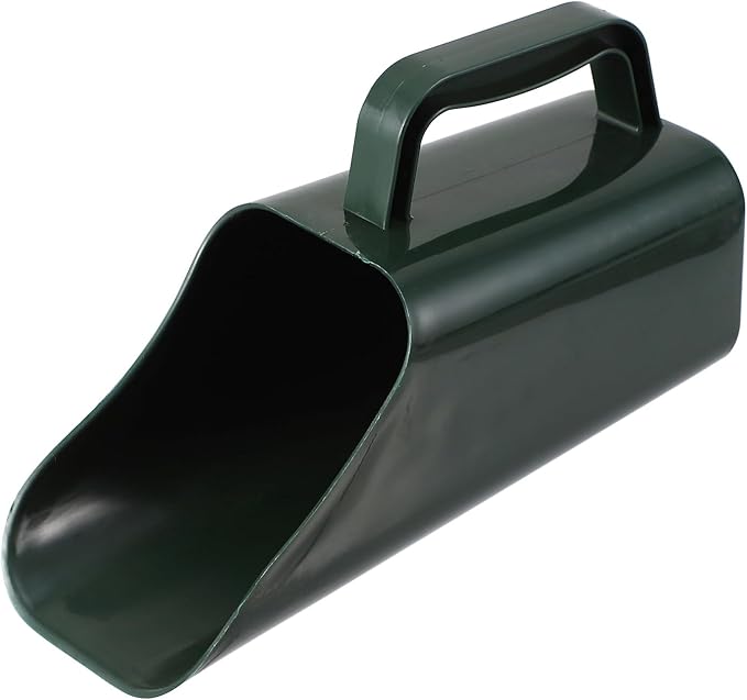 Kisangel Garden Soil Scoop Plastic Bucket Shovel 8.54 Inch for Planting Succulents Soil Sifting and Transplanting Tool