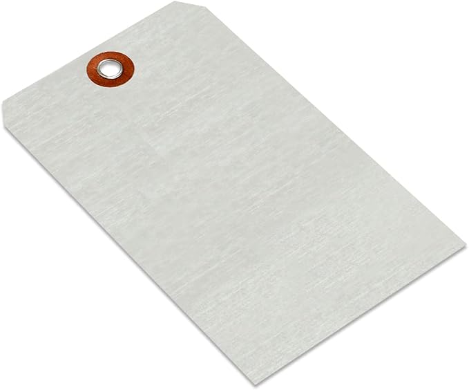 SmartSign Debossable Dead-Soft Aluminum Indentable Blank Write-On Marking Tags | 3" x 5", Pack of 100