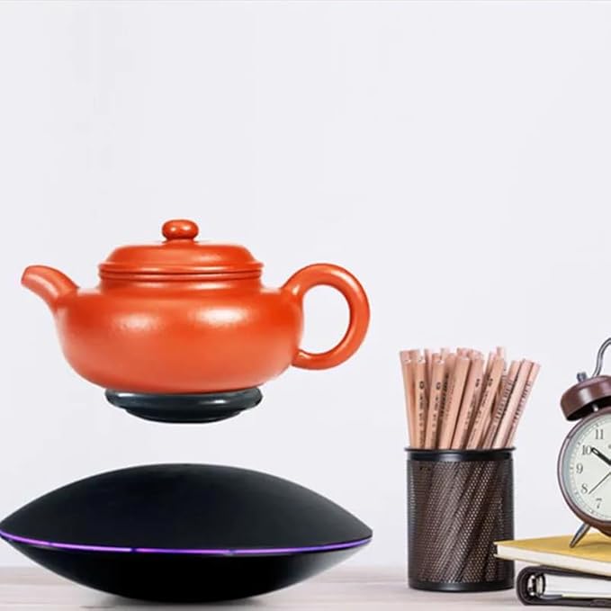 Magnetic Levitating Display Stand - 360 Rotating Floating Magnetic Display for Levitating Decor & Gifts - Stable Levitation Platform for Desk Decor - Showcase Models, Gadgets, or Collectibles