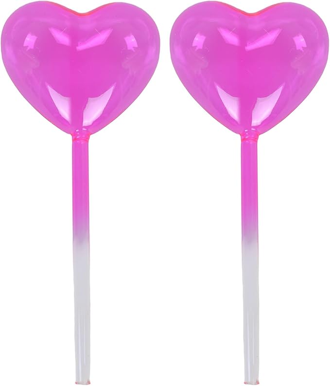 2Pcs Plant Glass Watering Globes Globes Heart Shape Bulbs Devices Bulbs Indoor Care