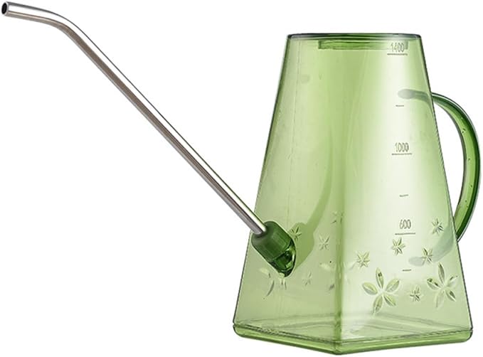 DOITOOL Watering Kettle and Long Spout Watering Can for Indoor and Outdoor Plants 1.4l Green Garden Supply