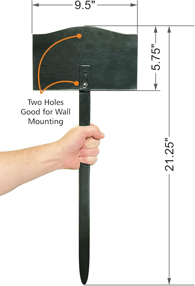 SmartSign “Sorry... No Dogs Allowed” GardenBoss Statement Plaque | 5.75" x 9.5" Aluminum Plaque with 18" Black Lawn Stake, Made in USA